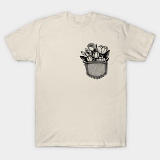 Pocket Full of Posies - Flowers T-Shirt